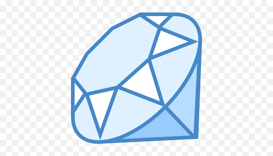 Ruby Programming Language Icon In Blue Ui Style Emoji,Sapphire Emoji