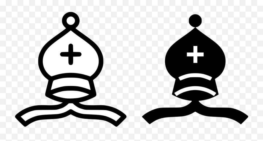 Black Bishop Chess Piece Png Svg Clip Art For Web Emoji,Knight Icon Emoji