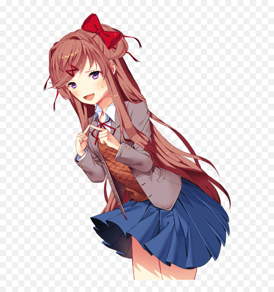 Fused All The Dokis Together Ddlc - Fusing All The Dokis Emoji,Death Stare Emoji