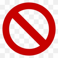 No Entry Icon - Prohibited Png Emoji,No Entry Sign Emoji