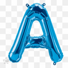 16 Letter - A Blue Shape Qualatex Foil Balloon North Blue Foil Balloon Letter Emoji,Blue Letters Emoji
