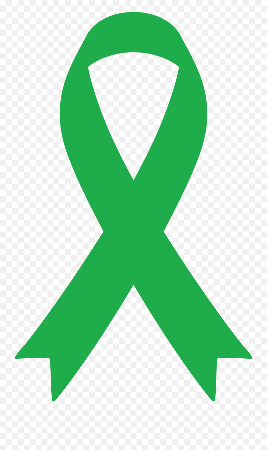Green Ribbon Mental Health Png Free - Transparent Mental Health Ribbon Png Emoji,Awareness Ribbon Emoji