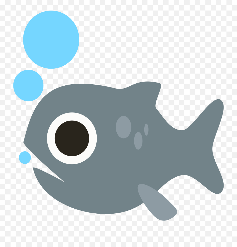 Fish Emoji Clipart - Fish Emoji Png,Fish Emoji