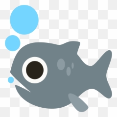 Fish Emoji Clipart - Fish Emoji Png,Fish Emoji