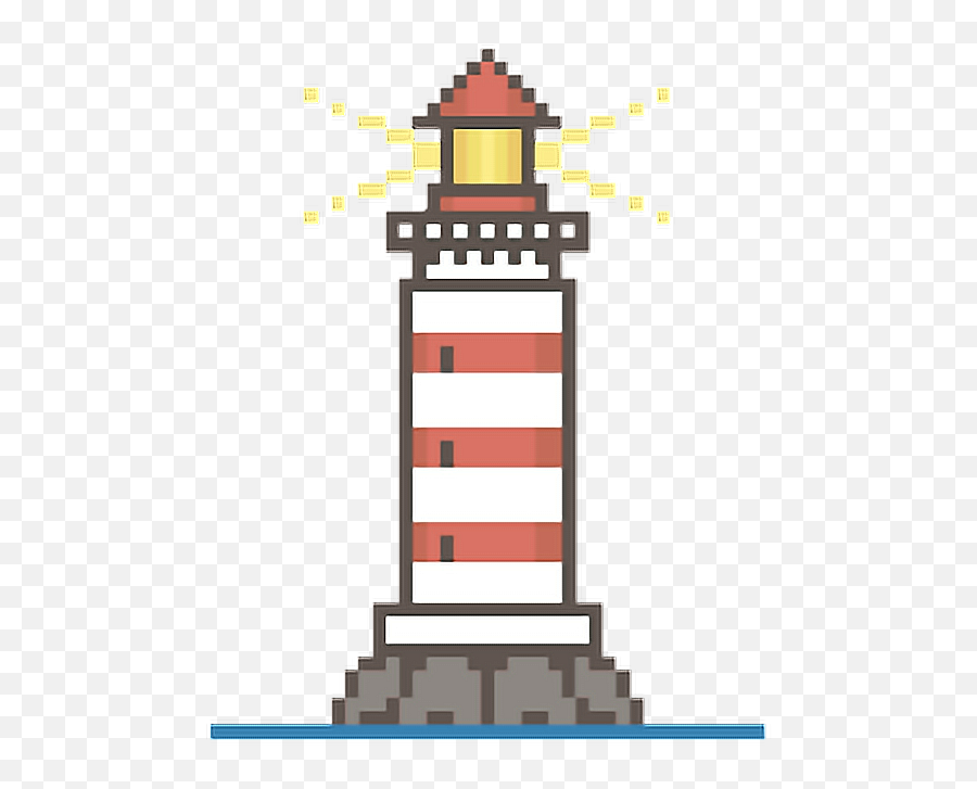Report Abuse - Minecraft Lighthouse Pixel Art Clipart Full Pixel Art Lighthouse Emoji,Lighthouse Emoticon