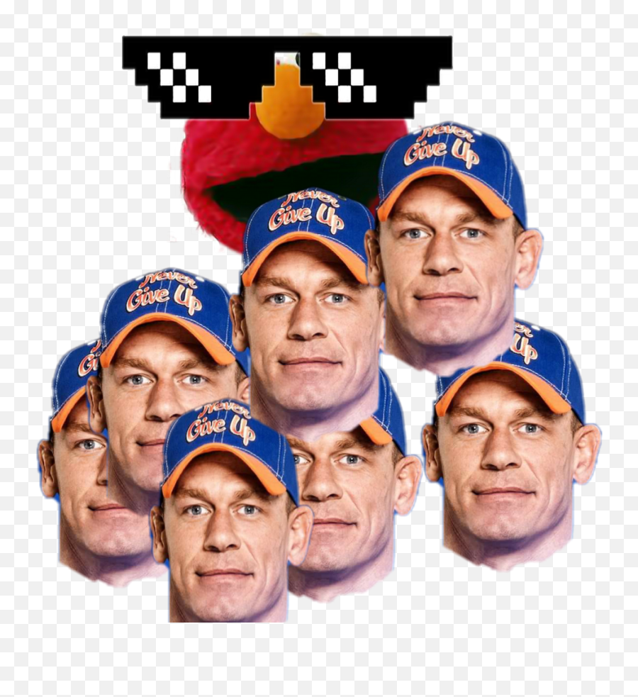 Elmo Mlg John Elmo Cena Sticker - Sharing Emoji,John Cena Emoji