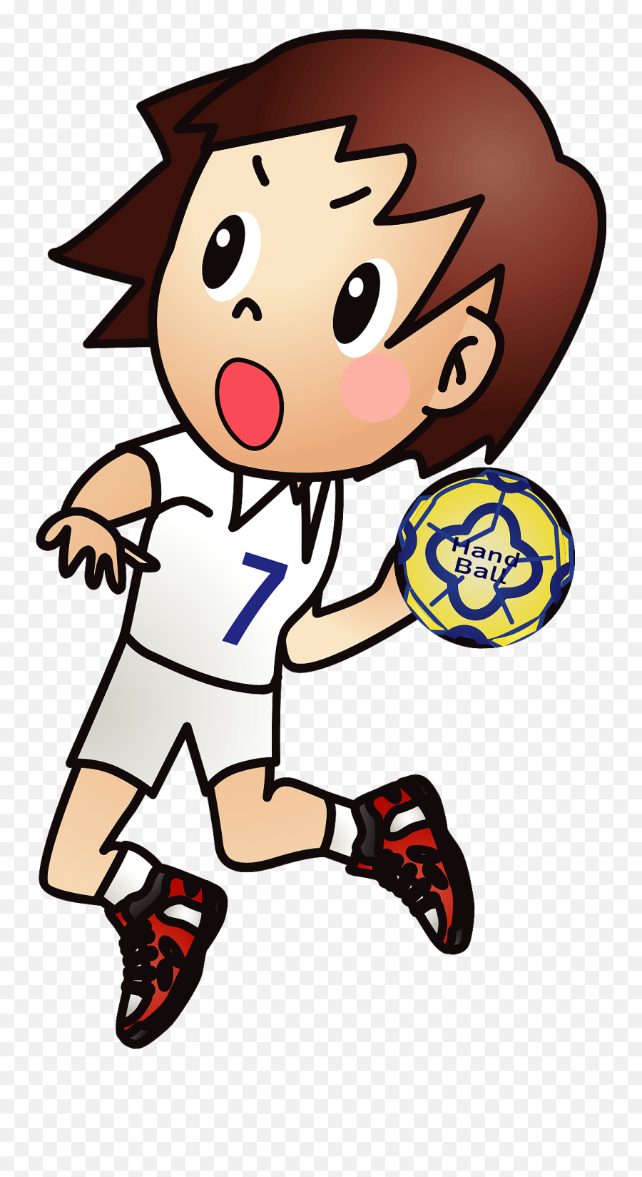 Handball Player Clipart Free Download Transparent Png - For Soccer Emoji,Soccer Ball Girl Emoji