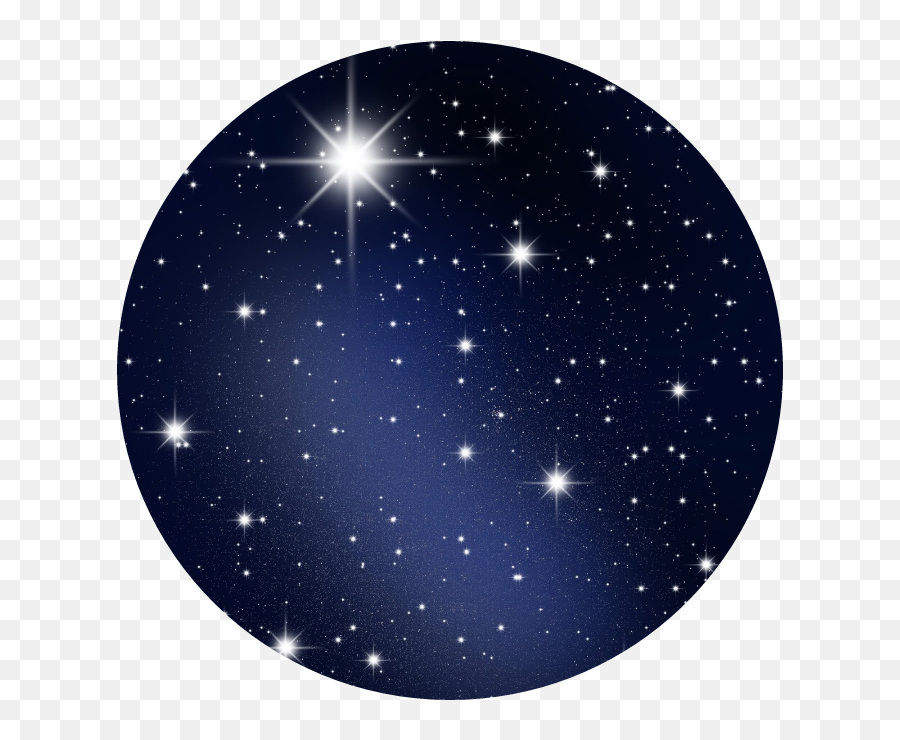 Aestheticcircle Blue Darkblue Stars - Dark Blue Transparent Aesthetic Emoji,Shining Star Emoji