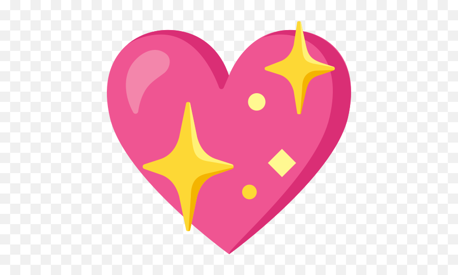 Sparkling Heart Emoji - Sparkle Heart Emoji,Heart Emojis