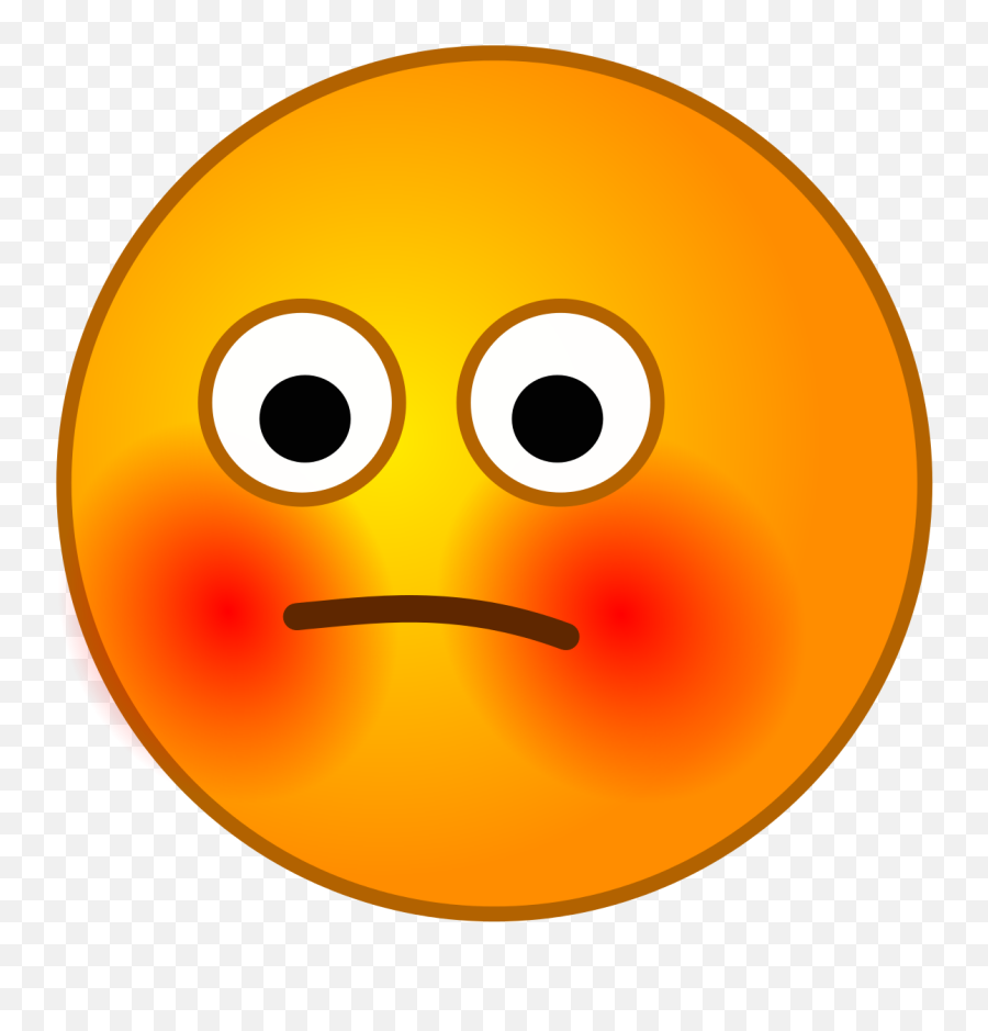 De Emojis De Verguenza Clipart - Embarrassed Png,Emojis Para Colorear