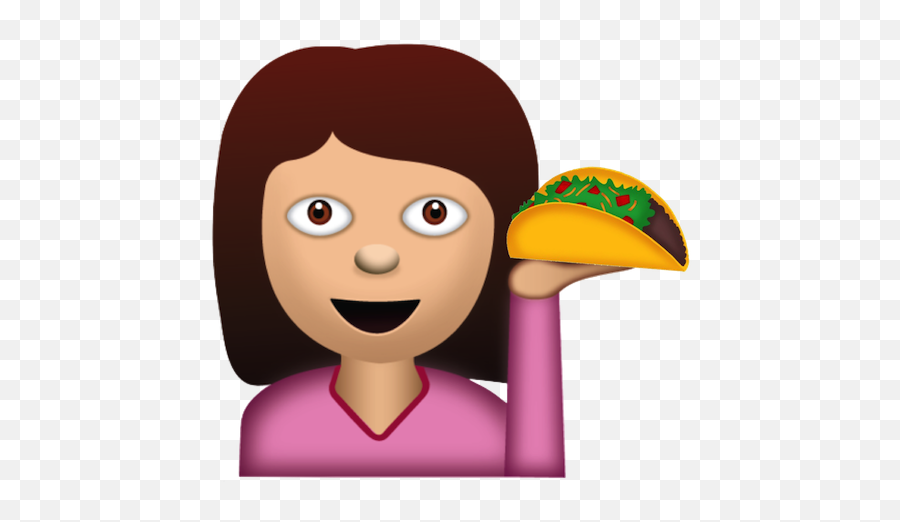 Whatever Girl Does Taco - Emoji Thank You For Listening,Taco Emoji App