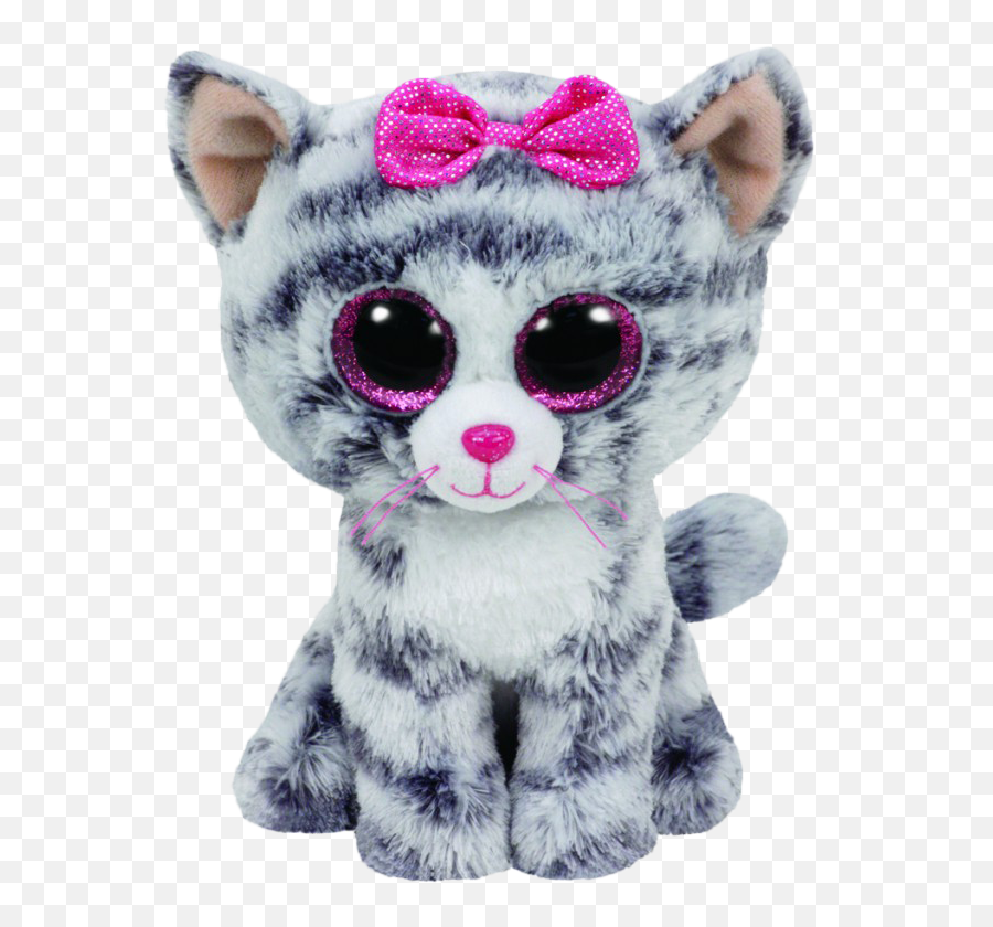 Ty Stuffed Animals Cat Beanie Boo Plush - Beanie Boo Kiki Emoji,Cat Emoji Plush