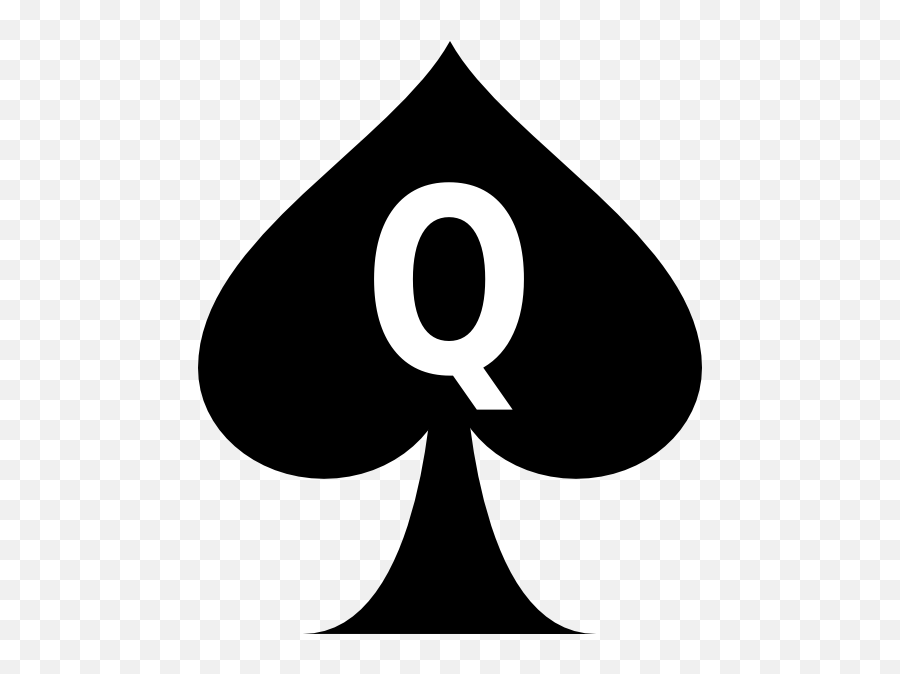 Queen Of Spades Symbol U0026 Free Queen Of Spades Symbolpng - Queen Of Spades Png Emoji,Queen Card With Two Emotions Tattoo