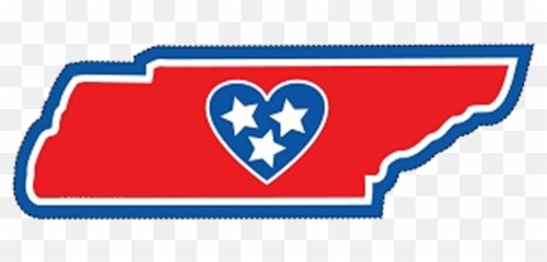 Decals Stickers Tennessee Volunteers - State Of Tennessee With Heart Emoji,Tennessee Volunteers Emojis