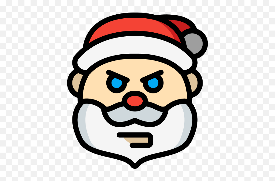 Upset - Free Christmas Icons Happy Emoji,Bearded Mad Emoji