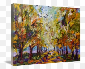 Where Crows Dream Oil Painting - Artistic Emoji,Spring Emotion Leonid Afremov