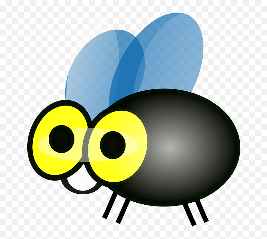 Mosquito With Big Yellow Eyes Clipart Free Download - Mosca Clipart Emoji,Why Do Some Emojis Have Big Black Eyes