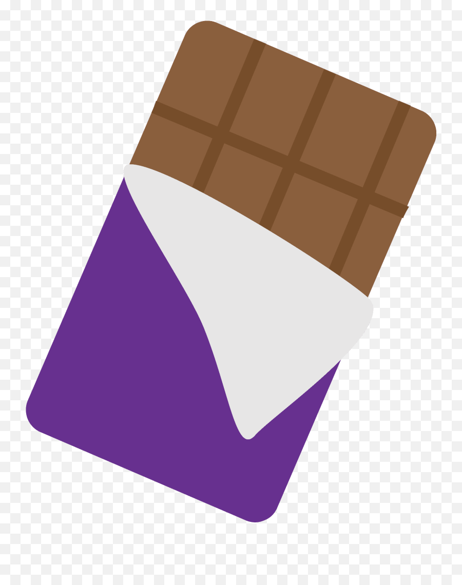 Chocolate Bar Emoji Clipart - Chocolate Bar Emoji Png,Chocolate Emoji