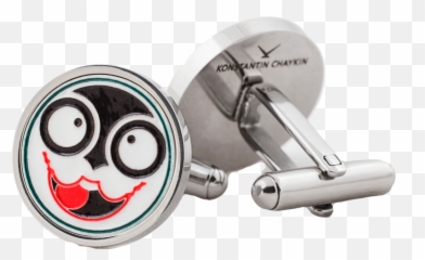 Joker Cufflinks - Solid Emoji,R U Srs Emoticon