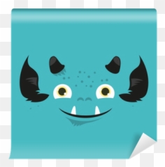 Cute Illustrated Monster - Happy Emoji,Doodle Monster Emotions