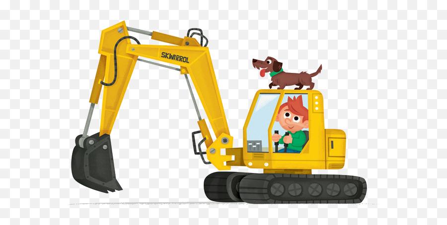 Download Excavator Free Download Image - Cartoon Excavator Png Emoji,Excavator Emoticon