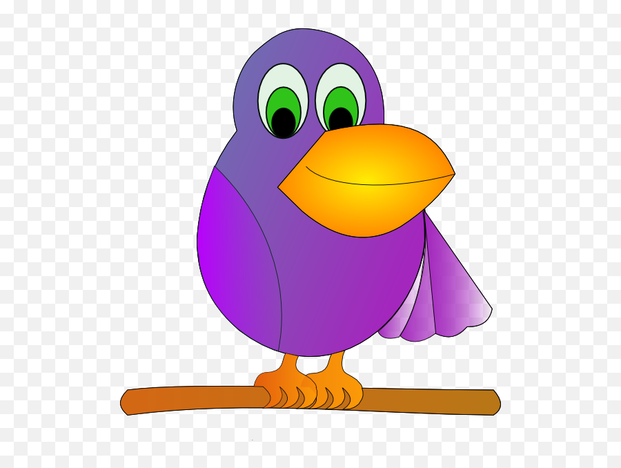 Mr Parrot Clip Art Free Svg - Purple Bird On A Perch Emoji,:parrot: Emoticon
