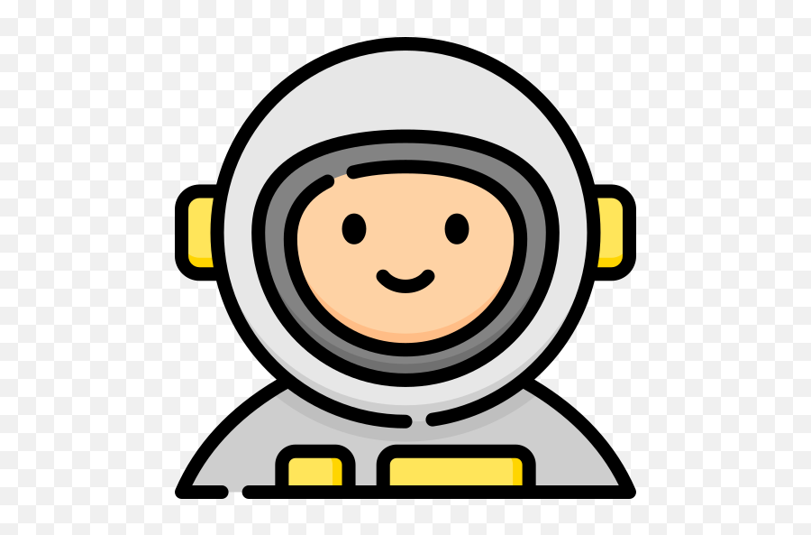 Pin - Happy Emoji,Free Astronaut Emoticon