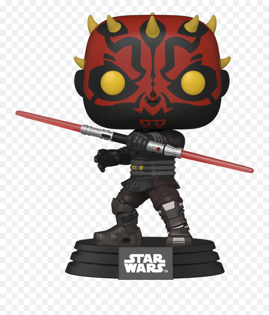 Star Wars The Clone Wars Funko Pop Reveal Starwarscom - Star Wars Funko Pop Darth Maul Emoji,How To Make Funko Emojis