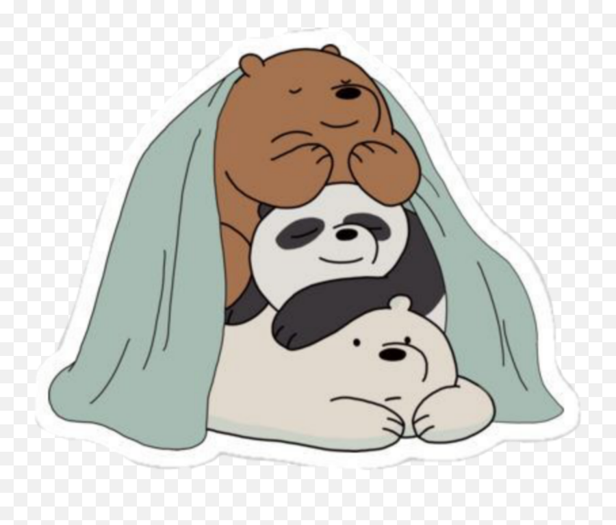 Wbb Sticker By Aisha Talita Sakhi - Gambar We Bare Bears Emoji,Basset Hound Emoji