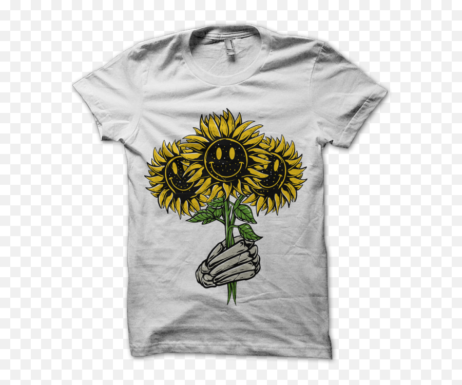 Smiley Sunflower Vector Shirt Design - Meaning Of The Name Ivan Emoji,Monkey Emoji Shirt
