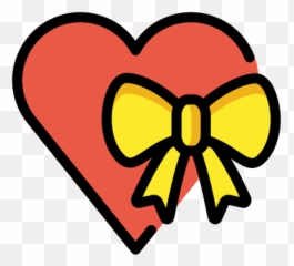 Heart With Ribbon Emoji - Icon,Bunny Heart Emoji