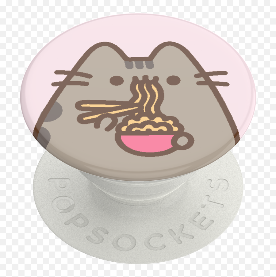 Pusheen Ramen - Pusheen Popsocket Emoji,Cat Emoji Facebook Name