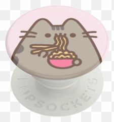 Pusheen Ramen - Pusheen Popsocket Emoji,Cat Emoji Facebook Name