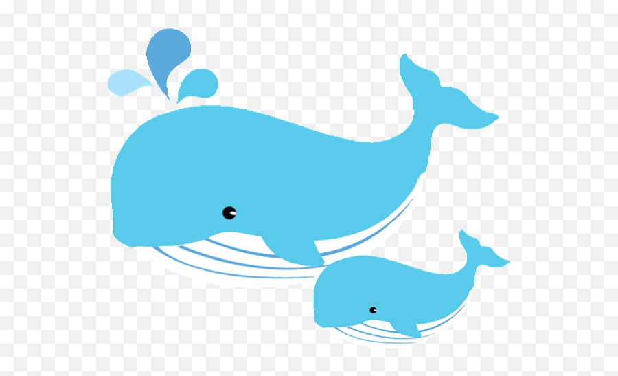 Clipart Png Whale Clipart Png Whale - Cute Baby Whale Clipart Emoji,Free And Whale Emoji