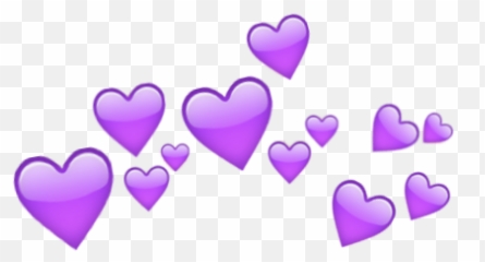 Purple Heart Emoji Transparent Download Hd Hearts Tumblr,Orange Heart Emoji