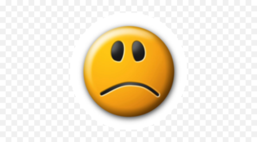 Sad Face - Roblox Emoji,Image Of A Small Sad Emoticon