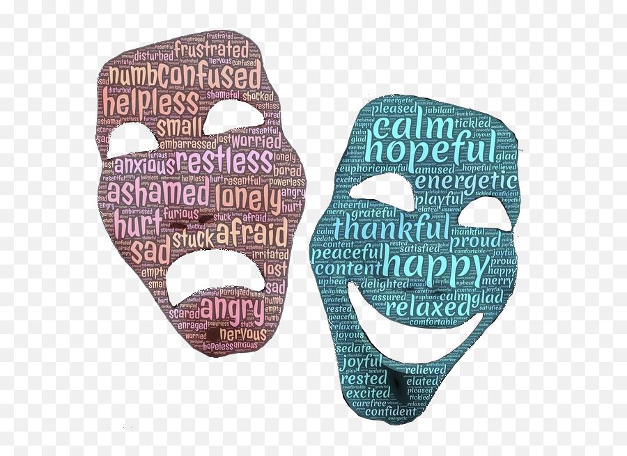 Mind - Mental Health Mask Emoji,Louise Hay Emotions