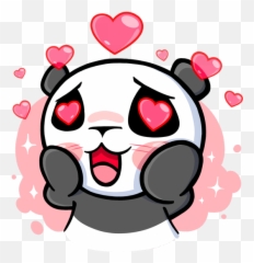 The Chichi Panda Sticker Pack By Cute Panda Town By Lee Jay Emoji,Cool Girly Pictures Cartoon Emoji
