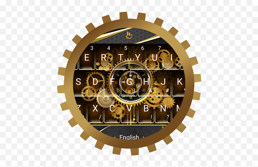 Clock Luxury Gold Keyboard Theme - Programu Zilizo Kwenye Park City Miners Logo High School Emoji,What Does A Taco Emoji Mean