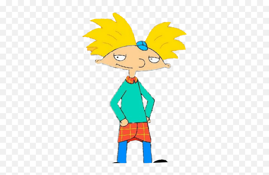 Hey Arnold Emoji,High Res Boy Emoji