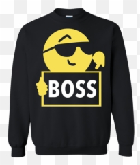 Boss Emoji Sunglasses T - Shirt Funny Halloween Costume,T-shirt Emoji