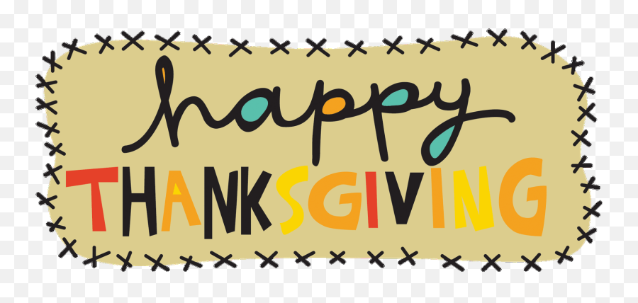 Sticker - Clipart Happy Thanksgiving No Background Emoji,Happy Thanksgiving Emoji Text