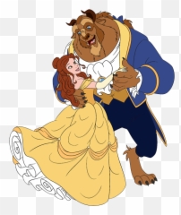 Beauty And The Beast Silhouette Png - Beast Clipart Disney Happy Emoji,Disney Emoji Coloring Pages