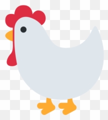 Rooster Emoji - Cute Chicken Icon Png,Chicken Emoji