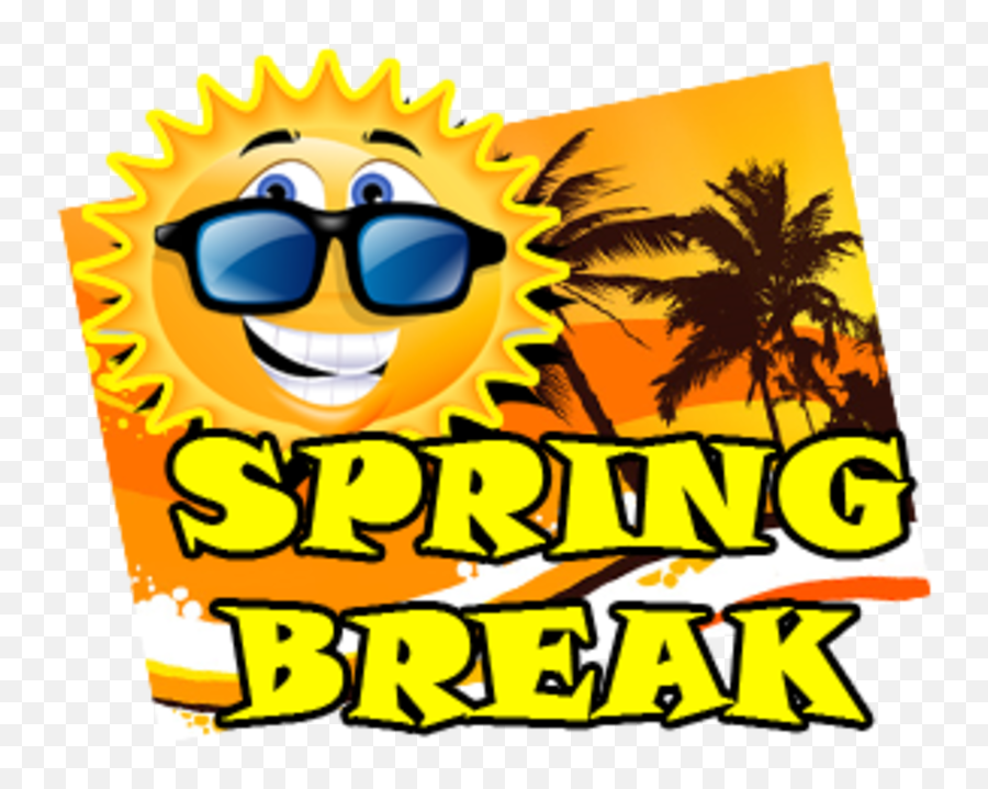 Spring Break 5k 10k 15k Half - Clip Art Spring Break Emoji,Spring Emoticon