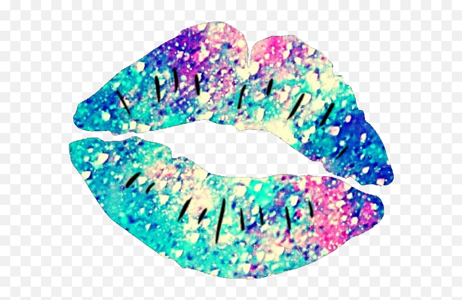 Glitter Lips Transparent Images Png Arts - Purple Glitter Lips Transparent Emoji,Glitter Emoji Transparent