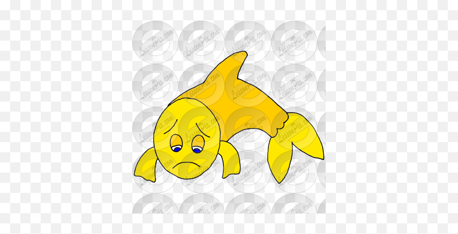 Sad Fish Picture For Classroom - Fish Emoji,Fish Emoticon