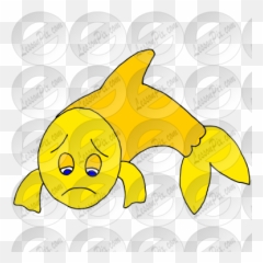 Sad Fish Picture For Classroom - Fish Emoji,Fish Emoticon
