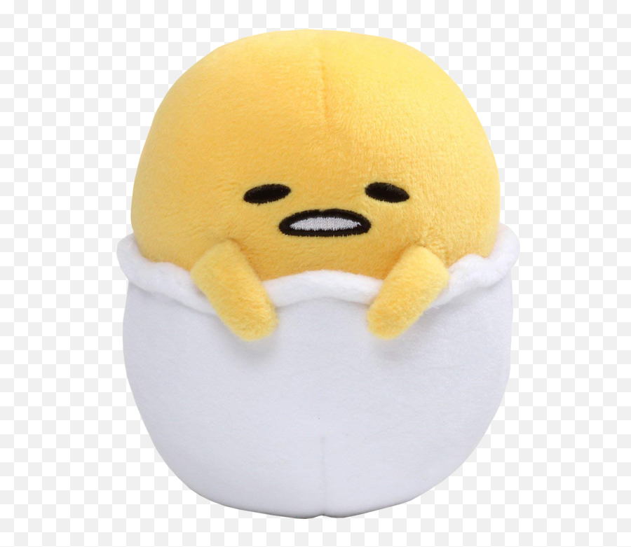 Sanrio Gudetama The Lazy Egg - Gudetama With Egg Shell 5u201d Plush Soft Emoji,Gudetama Emoticon