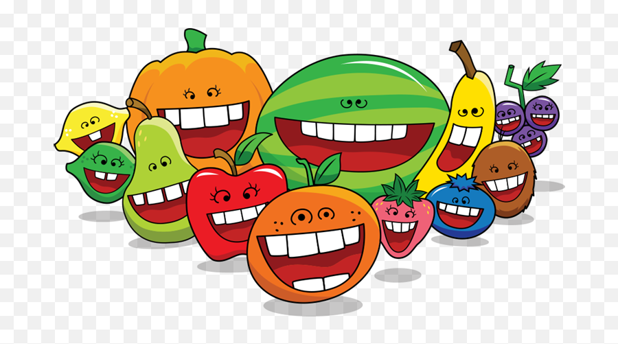 Funny Fruit Farm Meet Opie Orange And All The Fruit Buddy - Happy Emoji,Fruit Emoticon